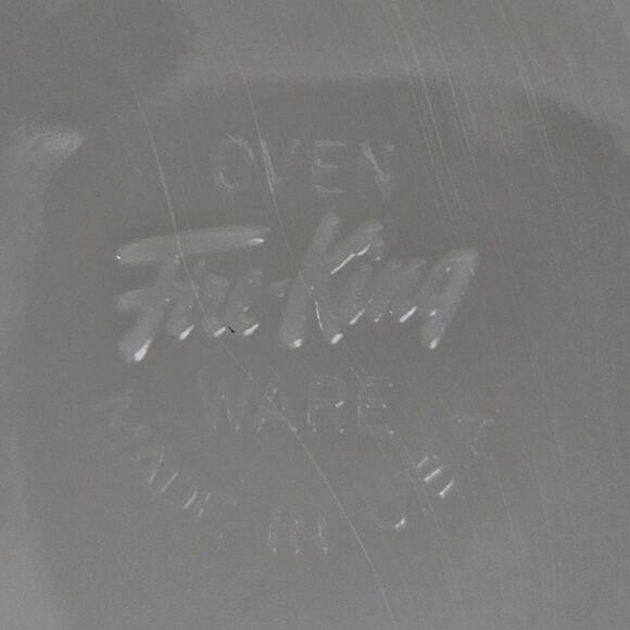 Fire-King Peach Lustre Laurel 6" Saucer Plates Set of 2 Vintage Anchor Hocking - Picture 5 of 5